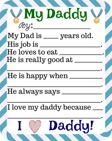 Father S Day Free Printables